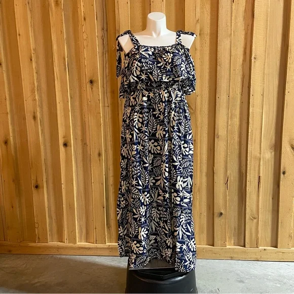 Avenue Women’s Plus Size Maxi Dress NWT Size 20 “Seyshelles” - Picture 1 of 5